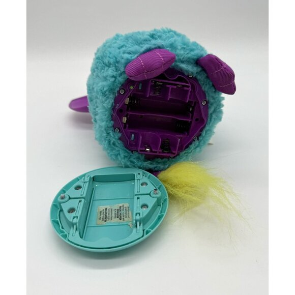 HASBRO Teal Blue Purple Yellow FURBY Boom Tested & Working - Picture 6 of 7